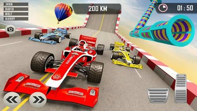 方程式赛车空中赛道中文版免费金币最新版图1