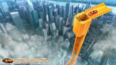 巨型赛车特技赛道游戏免费金币最新版图2