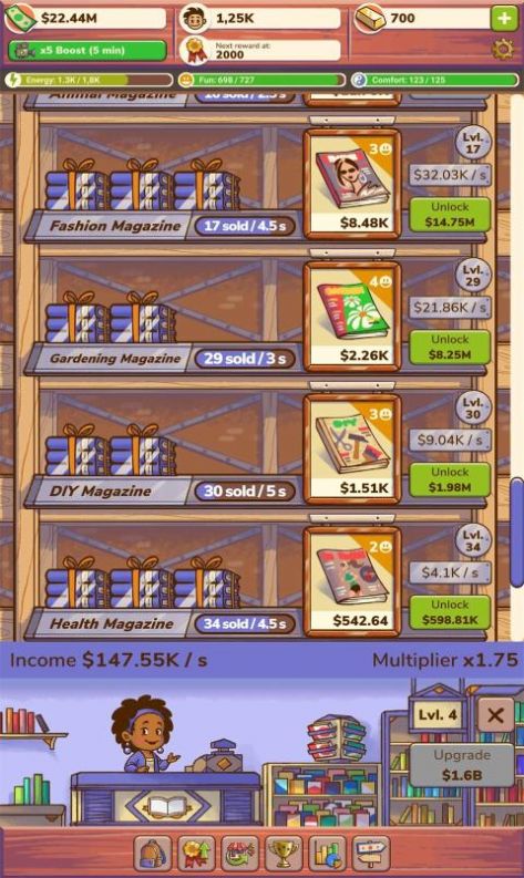 Ϸİ棨Idle Shop Manager v1.2.8.1ͼ1