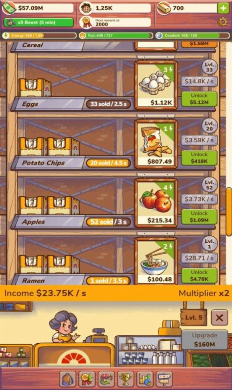 Ϸİ棨Idle Shop Manager v1.2.8.1ͼ2