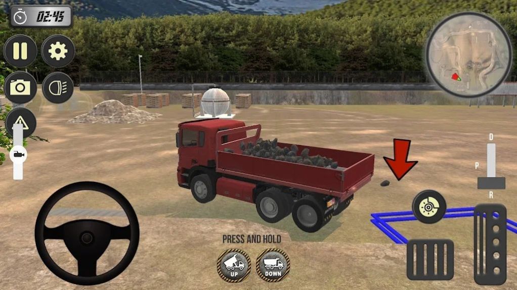 ɽʯģϷ׿ֻ棨Mining Truck simulator v1.0ͼ1