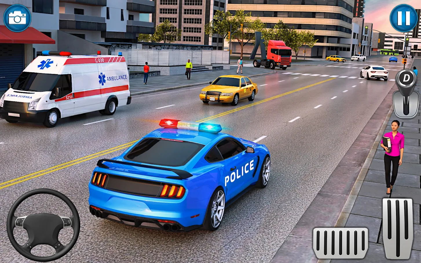 Police Car Driving SchoolϷ׿ͼƬ1