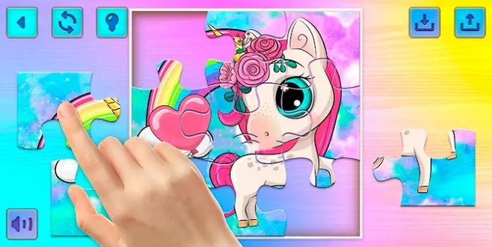 Kids Puzzles UnicornsϷͼ1