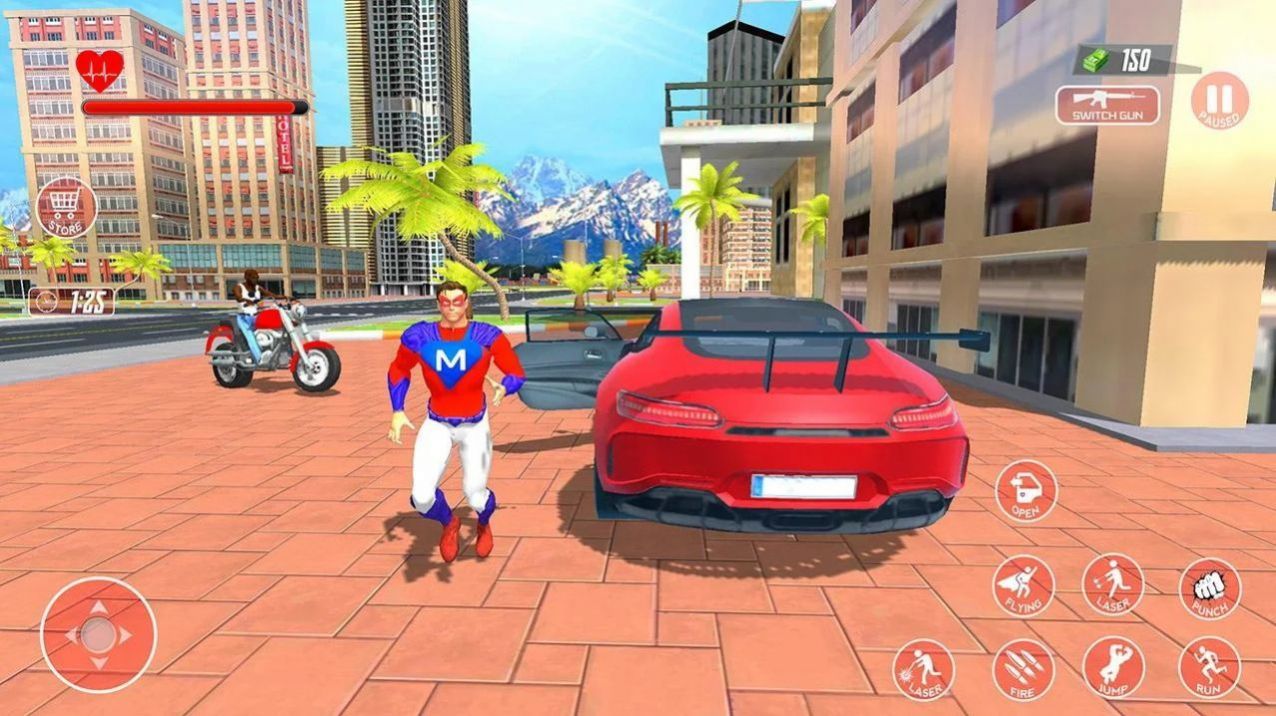 SuperHero Flying Simulator 3D截图