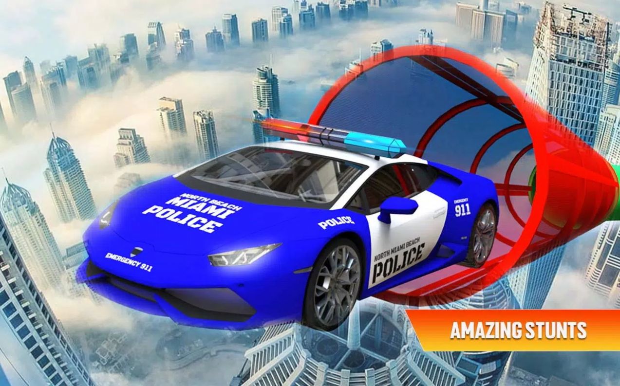 ؼսϷֻ棨Police Hero Car Stunts RacingͼƬ1